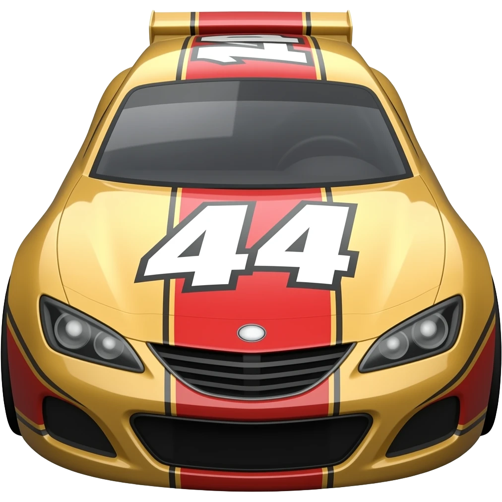 Race stock car emoji