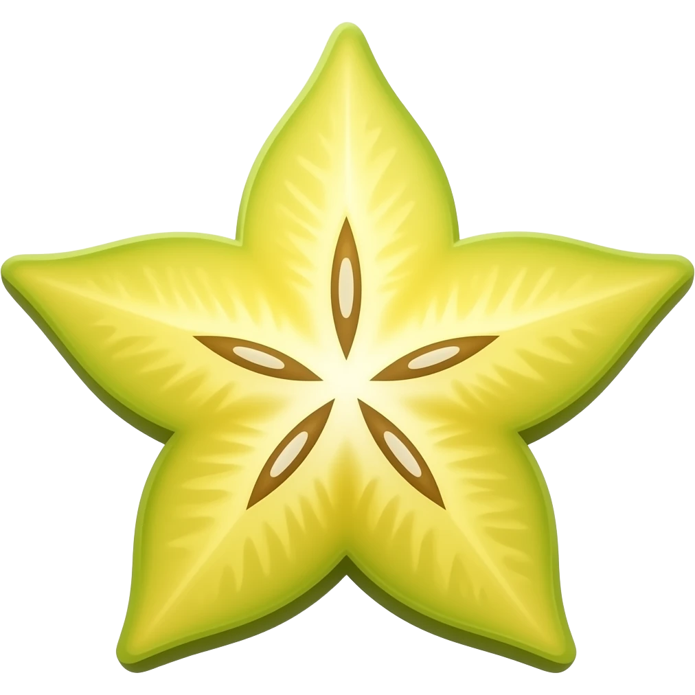 Starfruit emoji