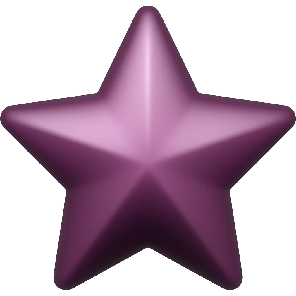 Grape star emoji