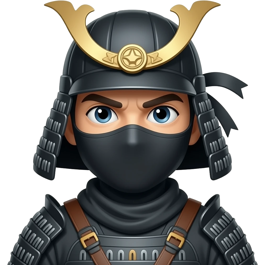 سامورایی مشکینینجا emoji