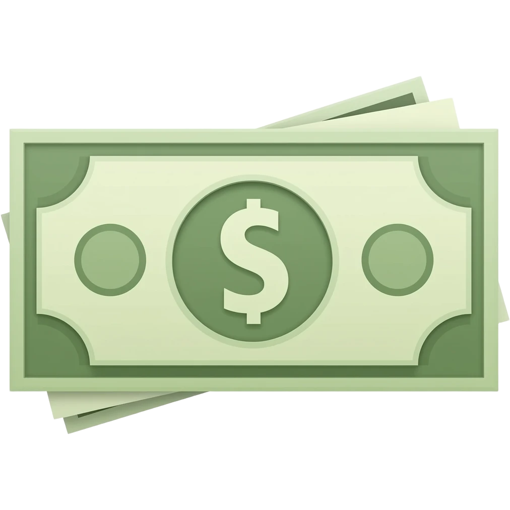 one banknote minimalism emoji