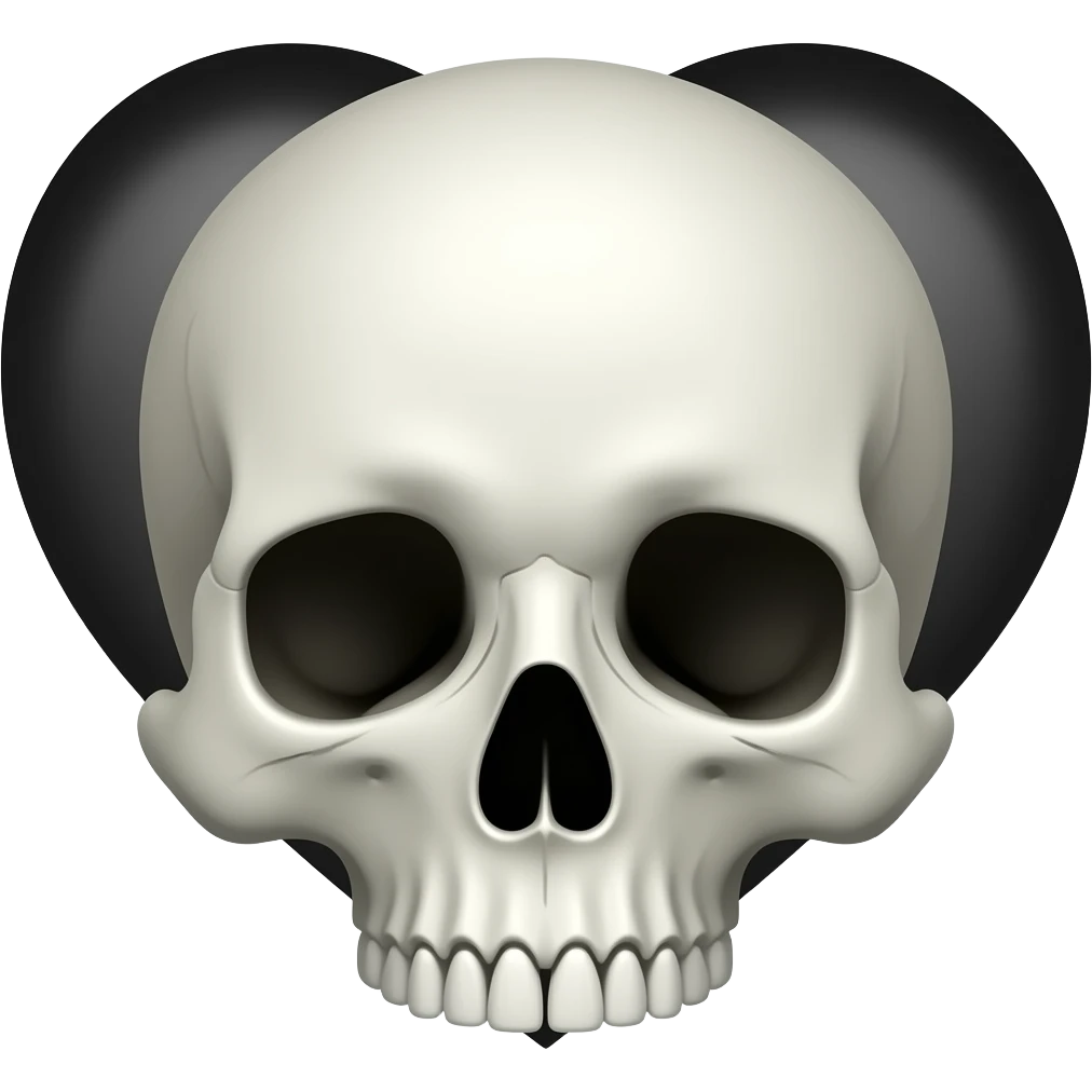 💀🖤 emoji