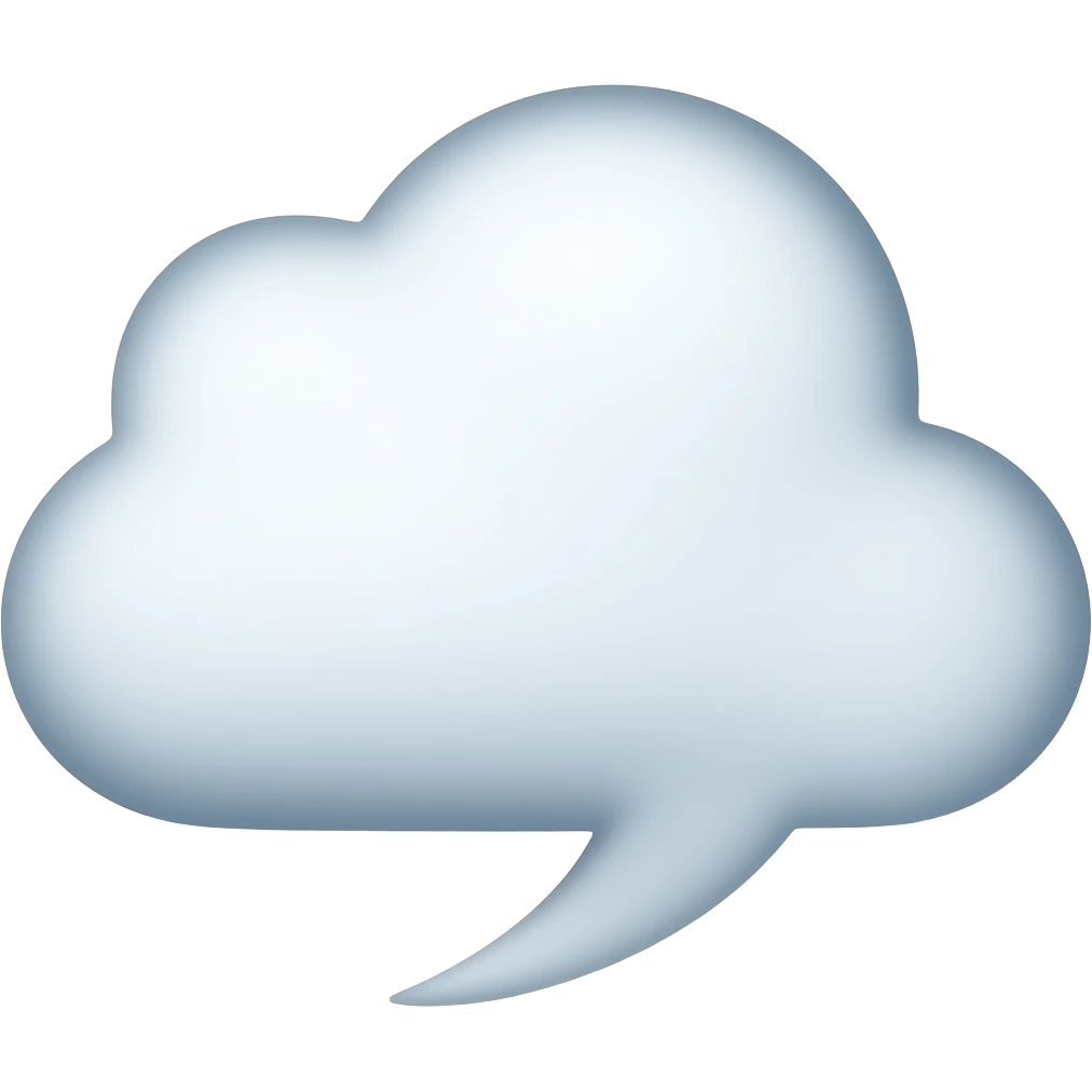 chat cloud emoji
