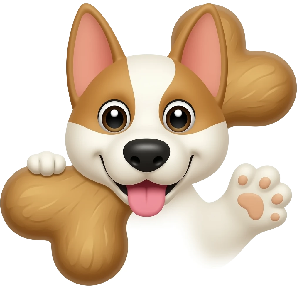 hundeknochen emoji