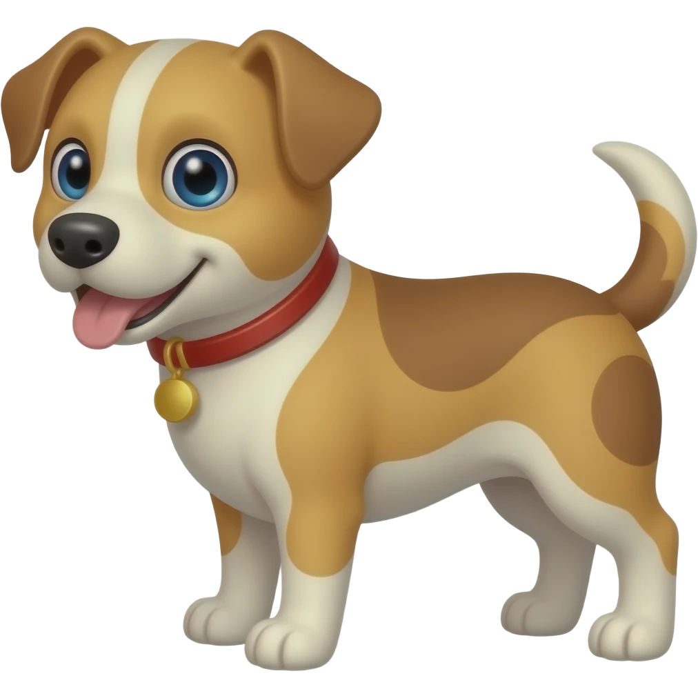 Dog whit one eye emoji