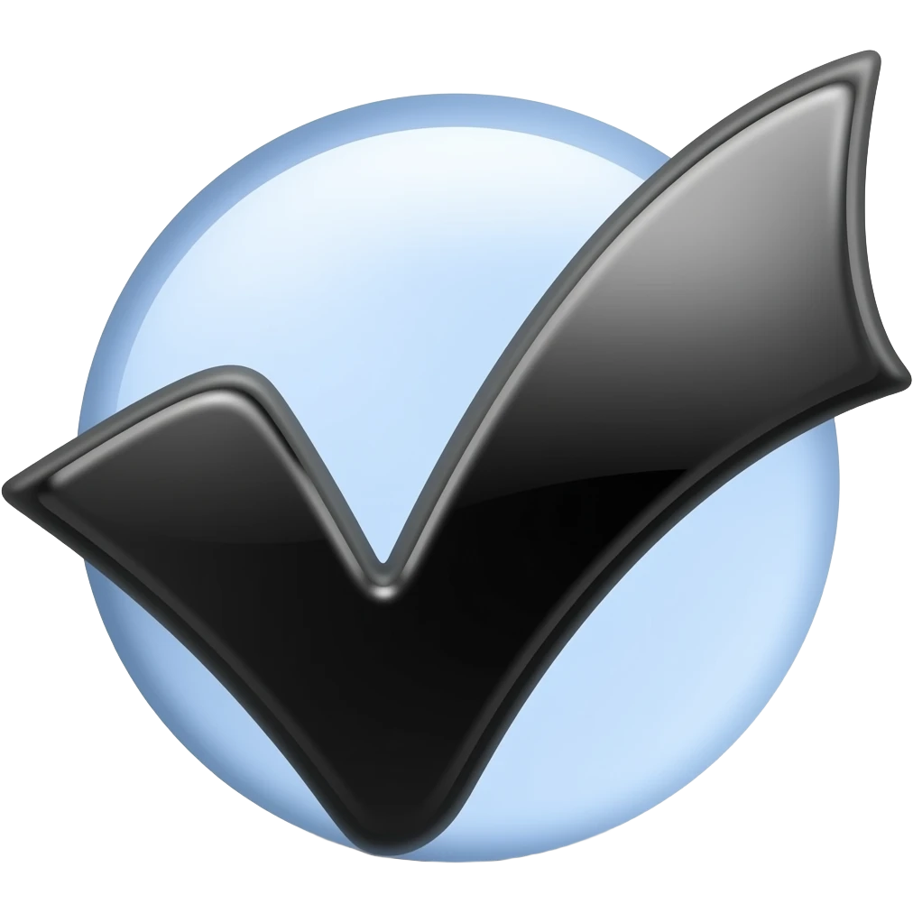 Facebook black tick verification emoji emoji