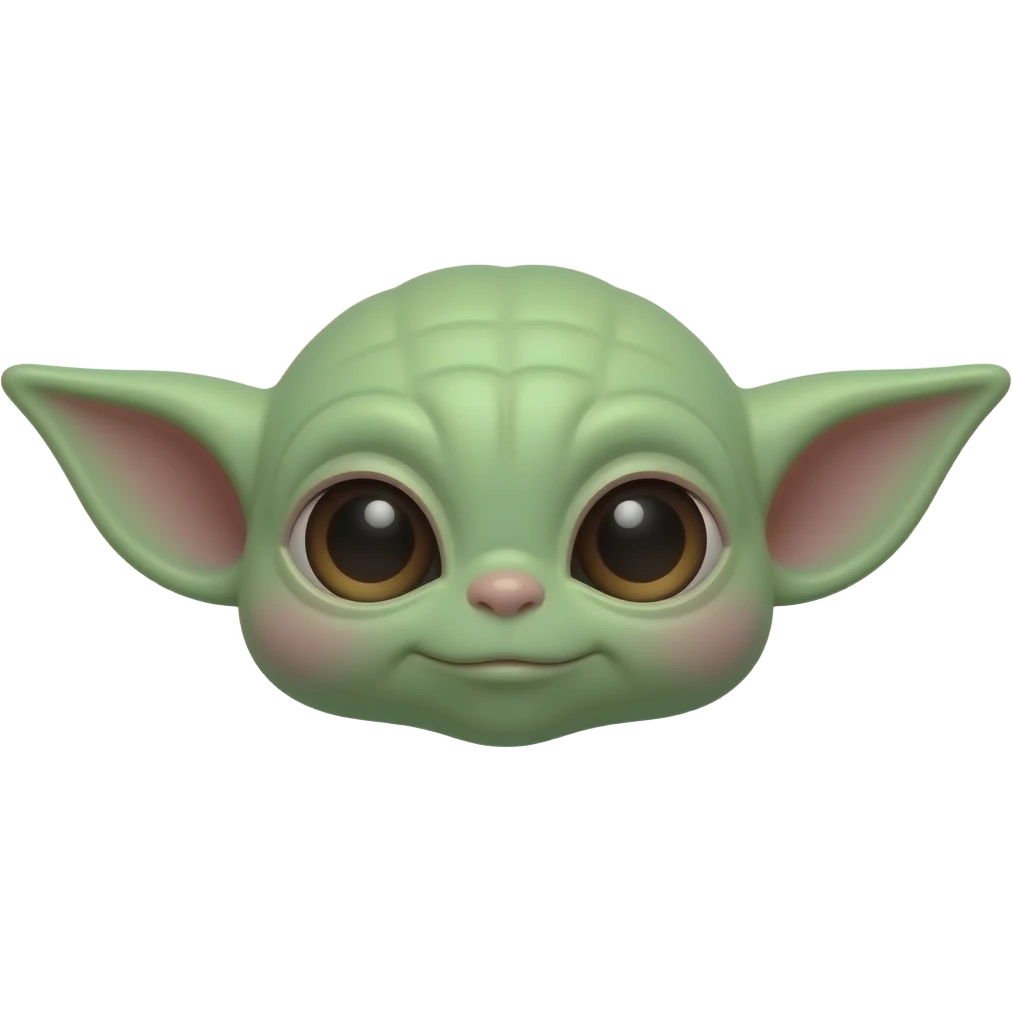 baby yoda head emoji