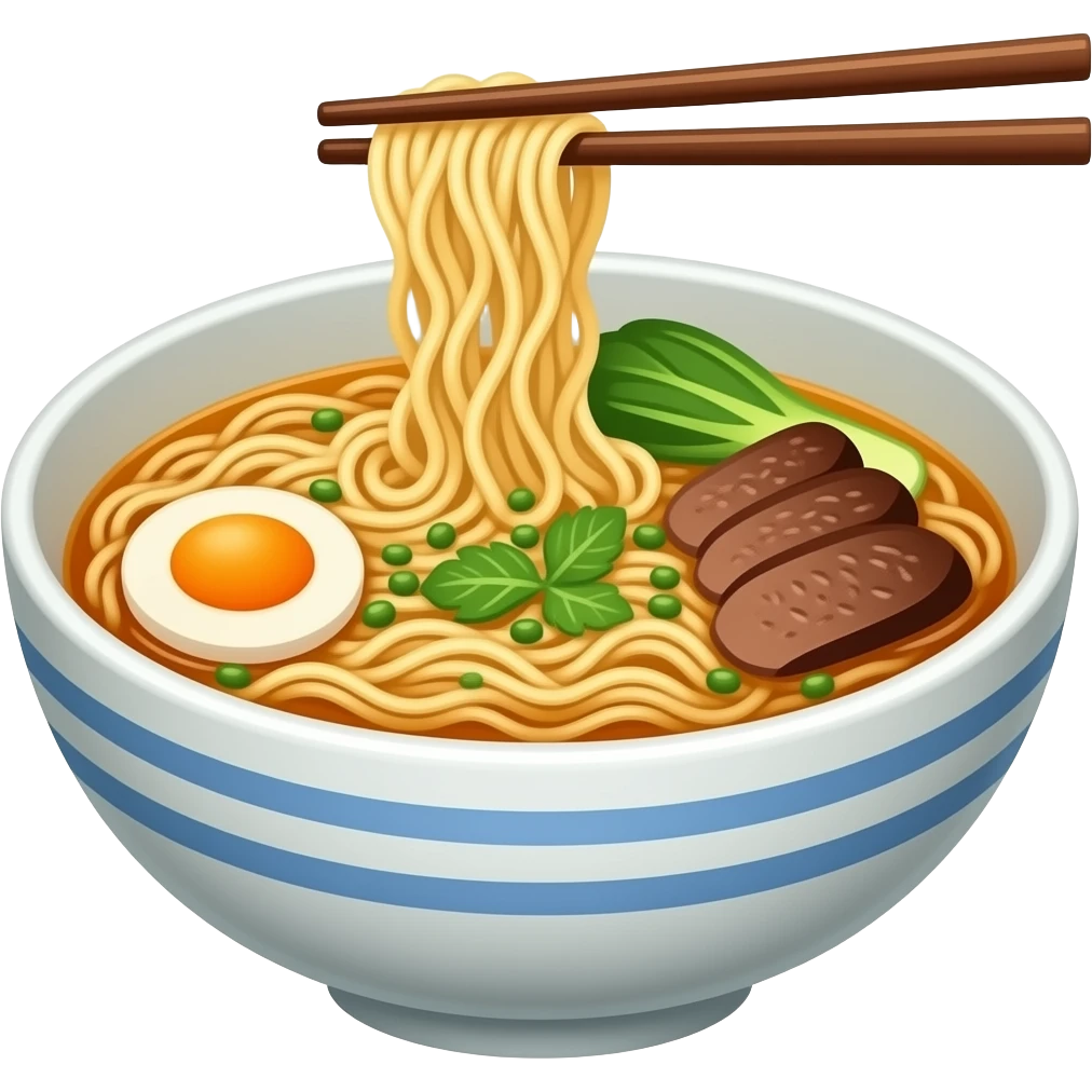 Make a ramen emoji emoji
