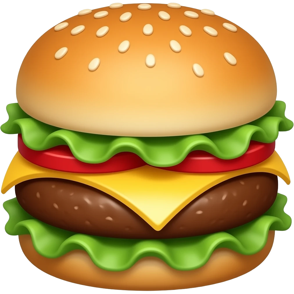 a buger emoji