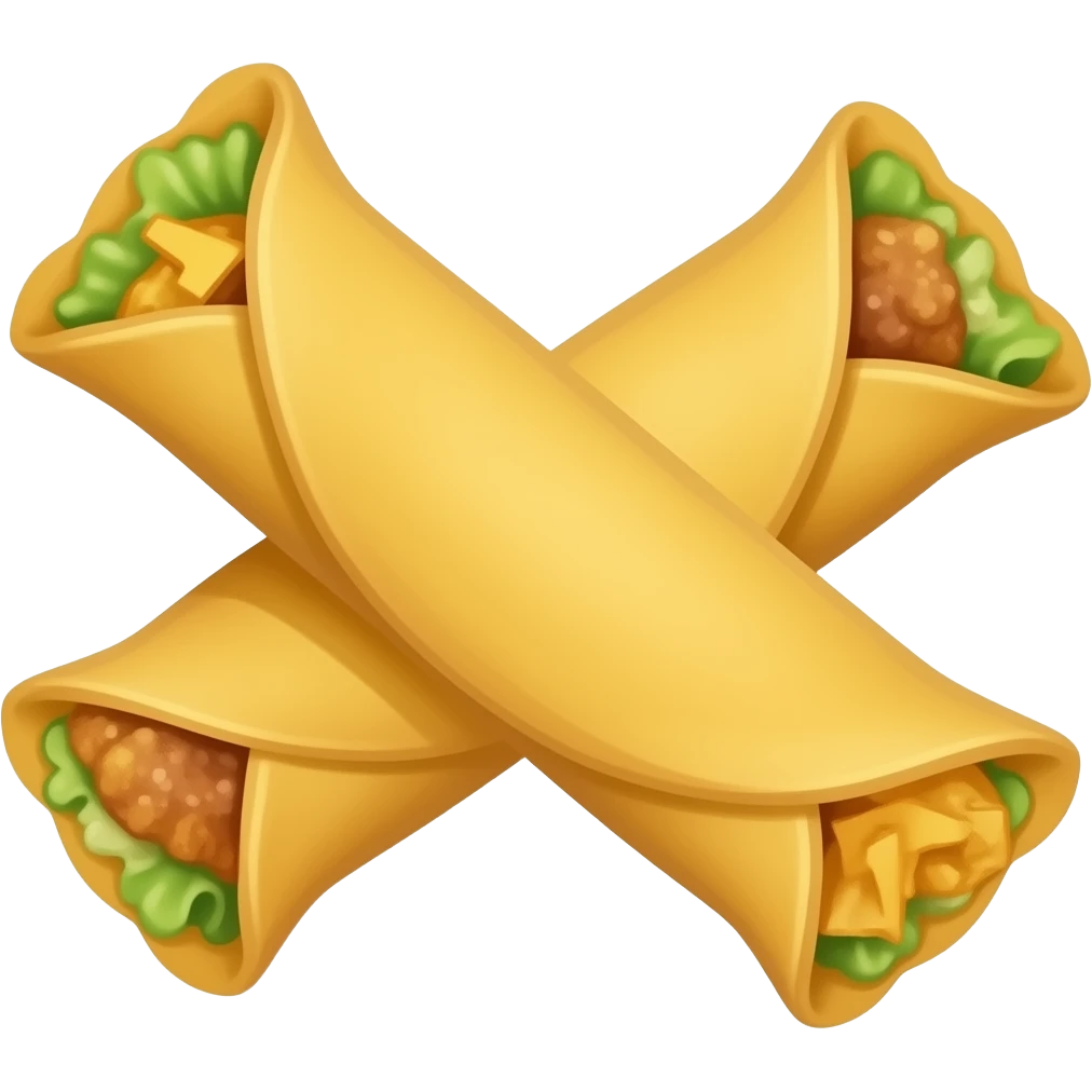 Mexican flautas emoji food emoji