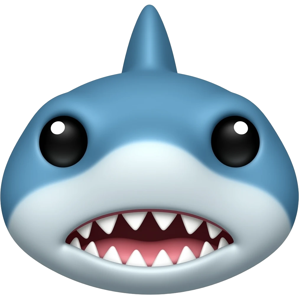 shark face emoji
