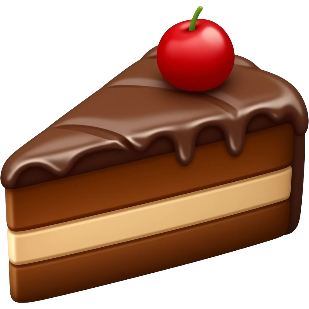 Chocolat cake emoji