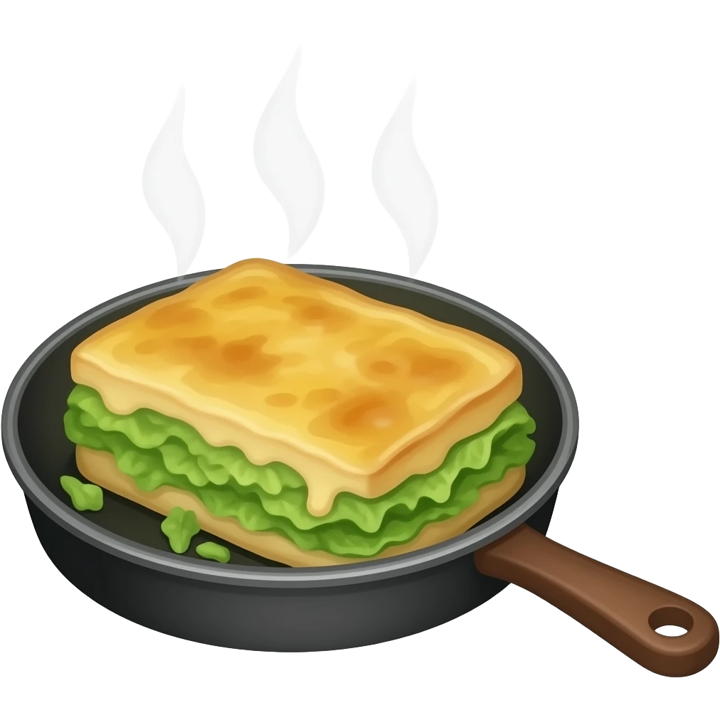pan of lettuce casserole emoji