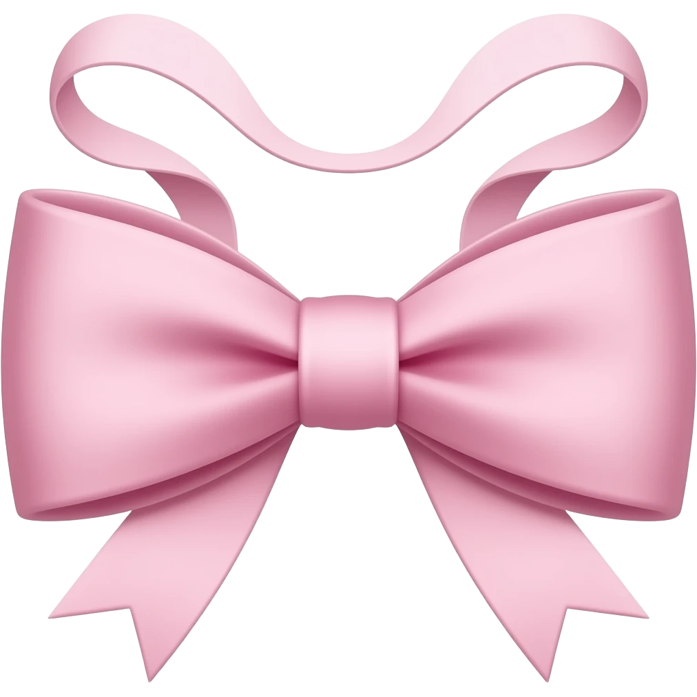 PINK BOWTIE emoji