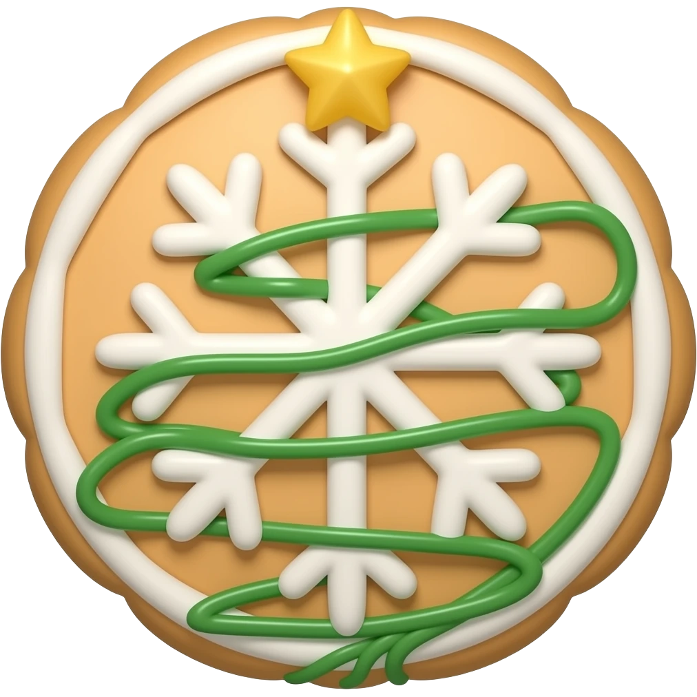 christmas cookie emoji