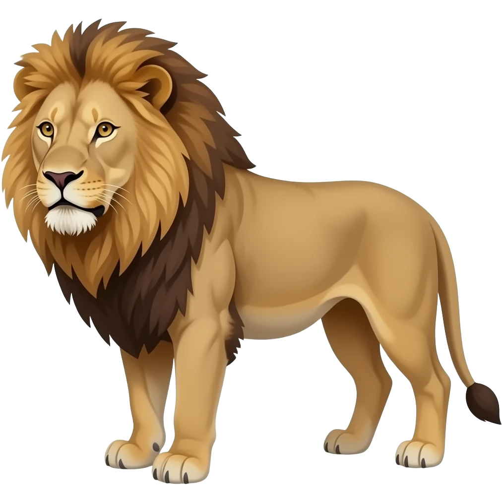 Dead lion emoji