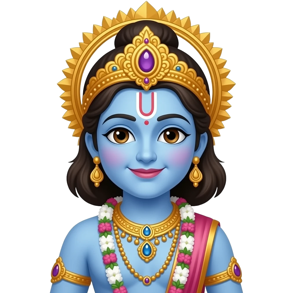 राधे कृष्णा emoji