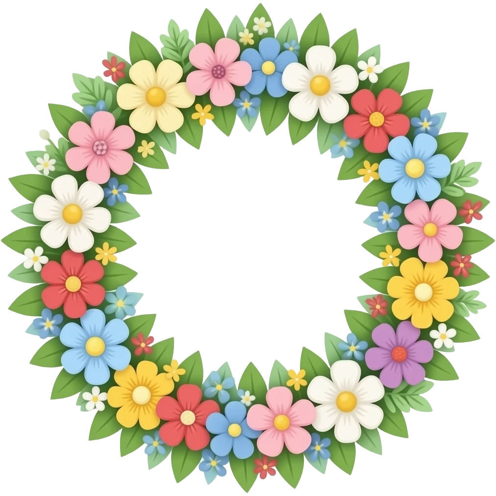 flower crown emoji