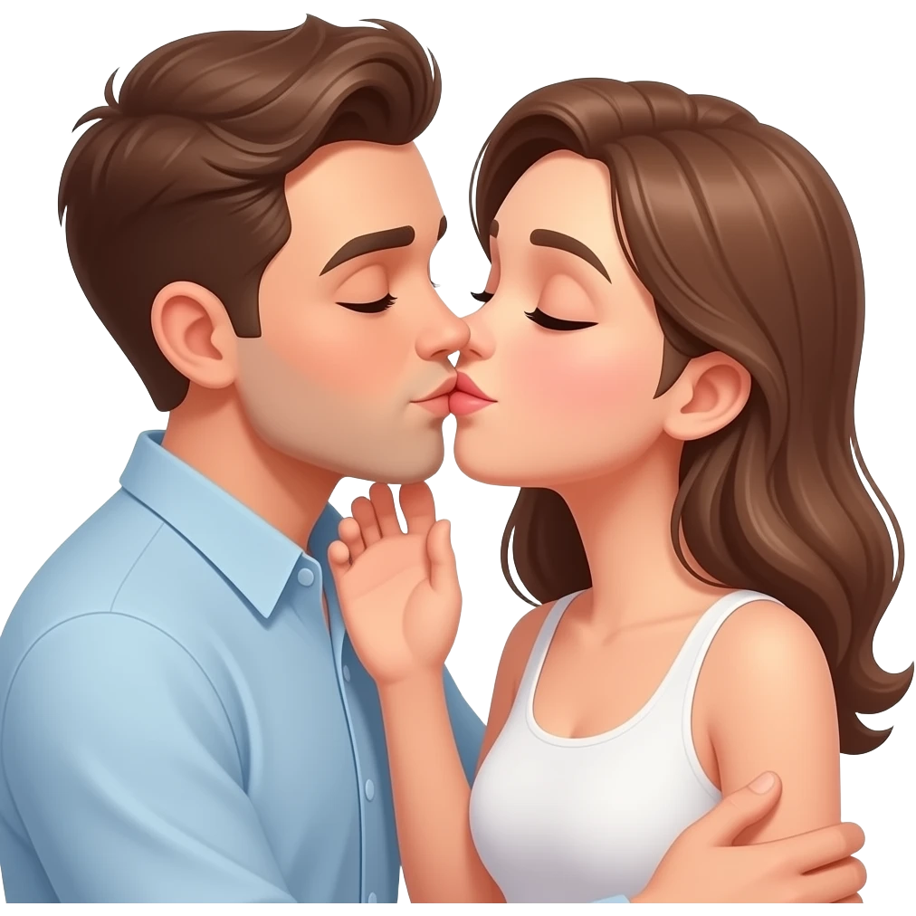 guy kissing lady toes emoji