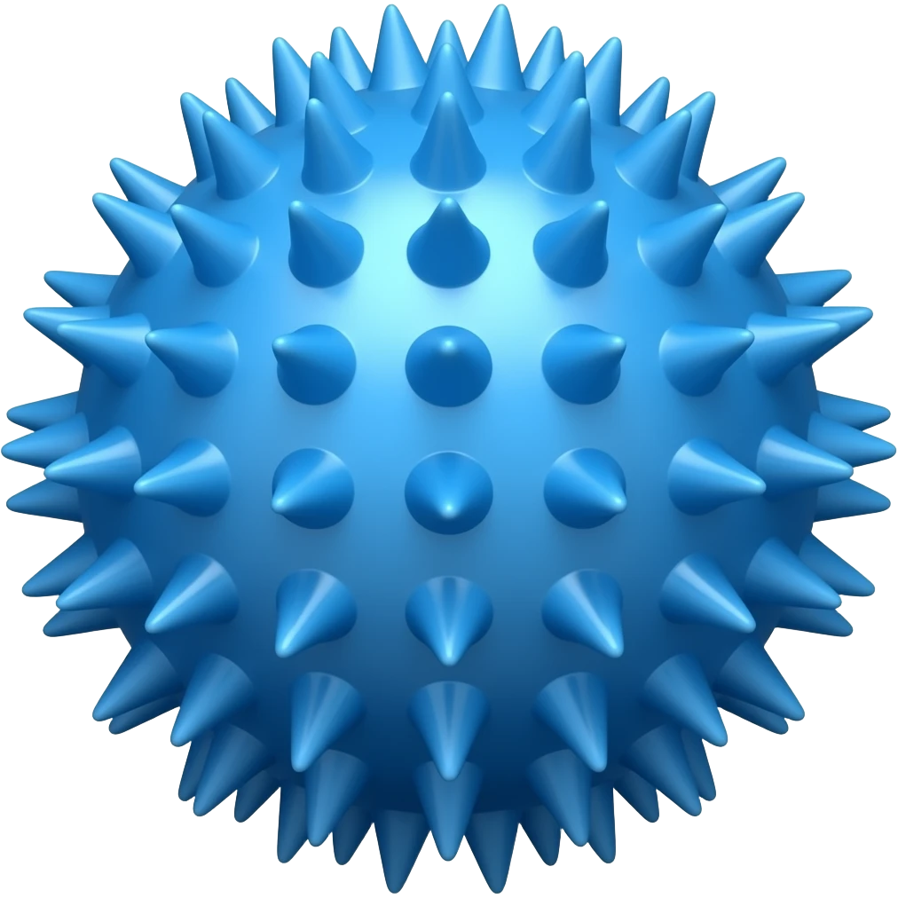 blue buzz ball emoji