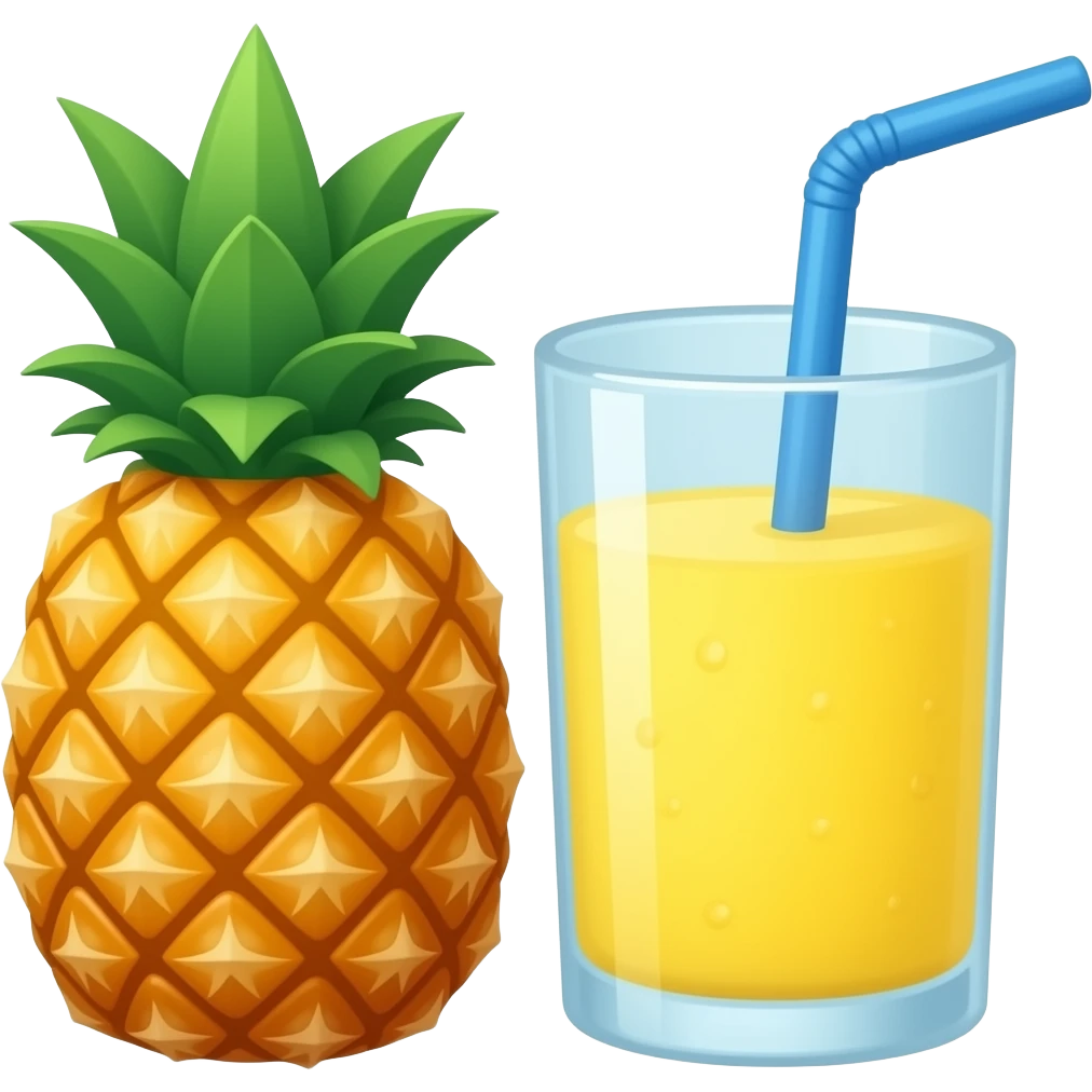 pineapple juice emoji