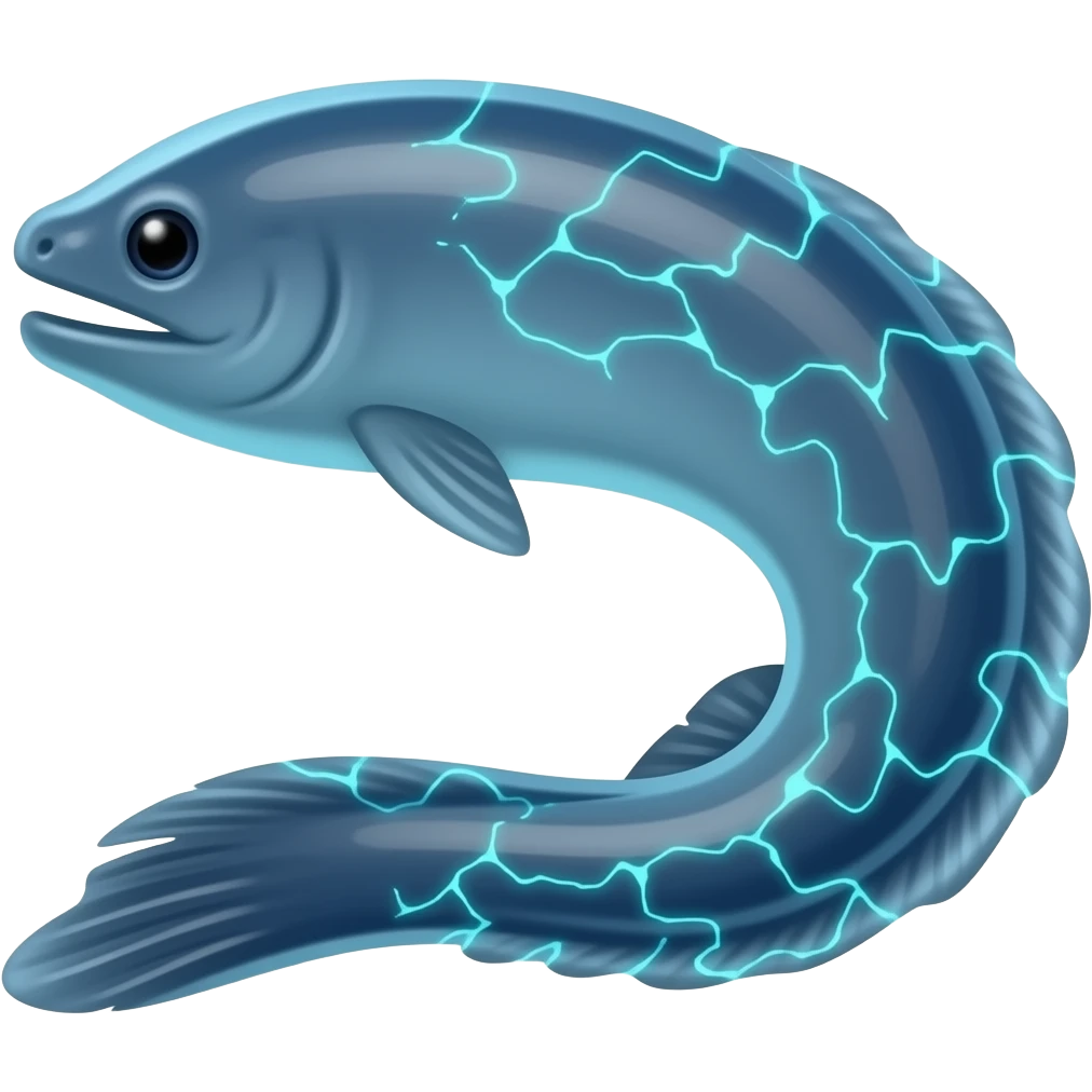 Anguila  eléctrica azul  Disney emoji emoji