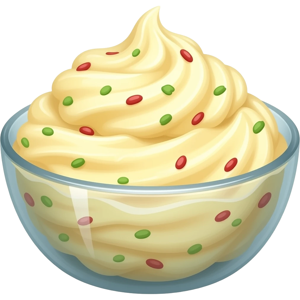 Mashed potato salad emoji