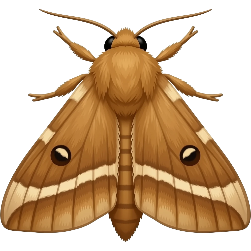 rosy maple moth emoji