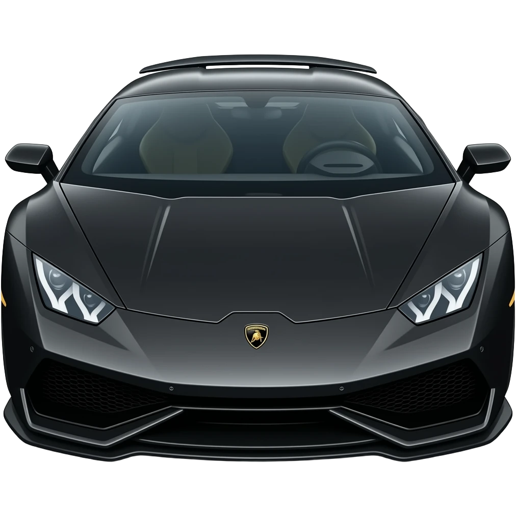 i want an emoji with a black lamborghini huracan emoji