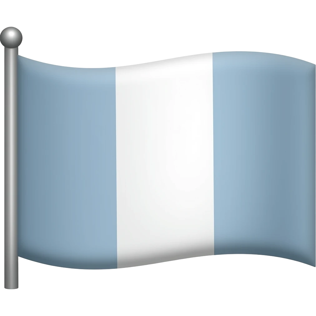 Cylinder shape flag emoji