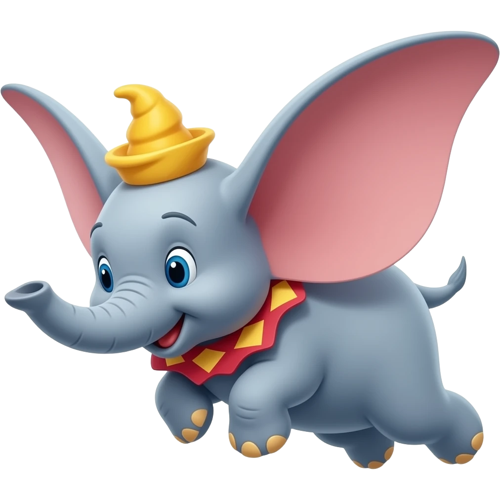 dumbo flying emoji