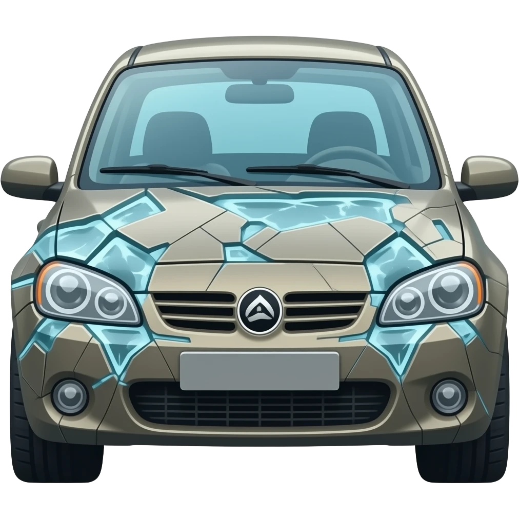 broken car emoji