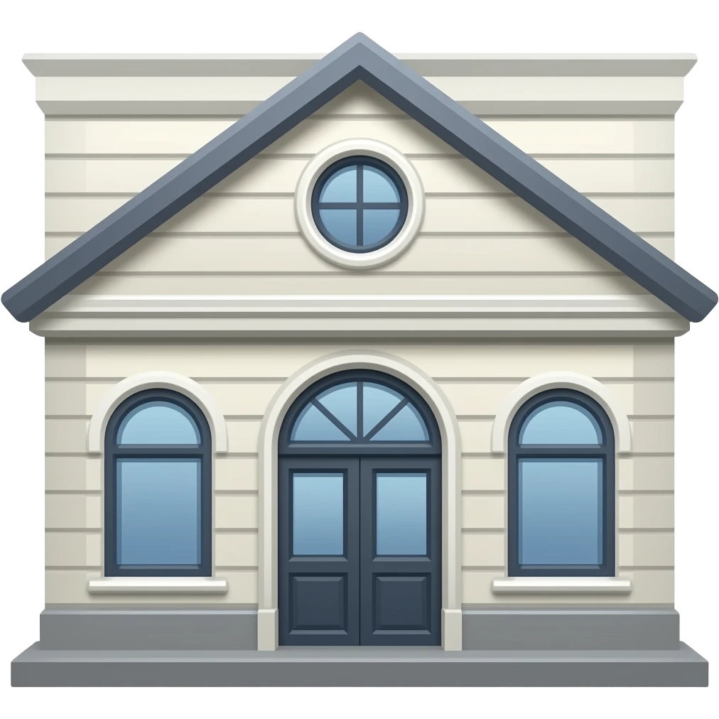 Train station building emoji tile for game emoji