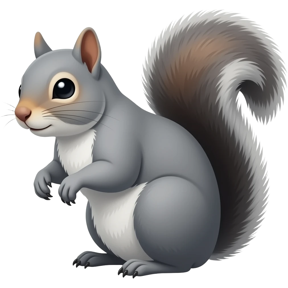 Grey Squirrel emoji