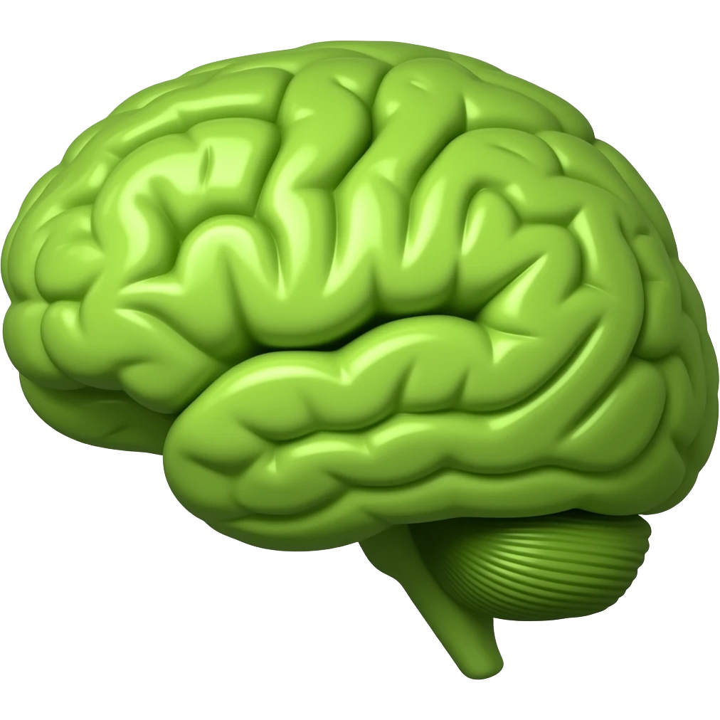 green brain emoji