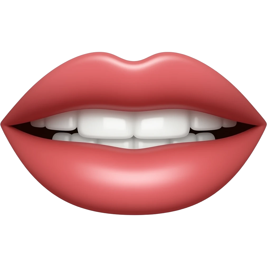 boca contornada emoji