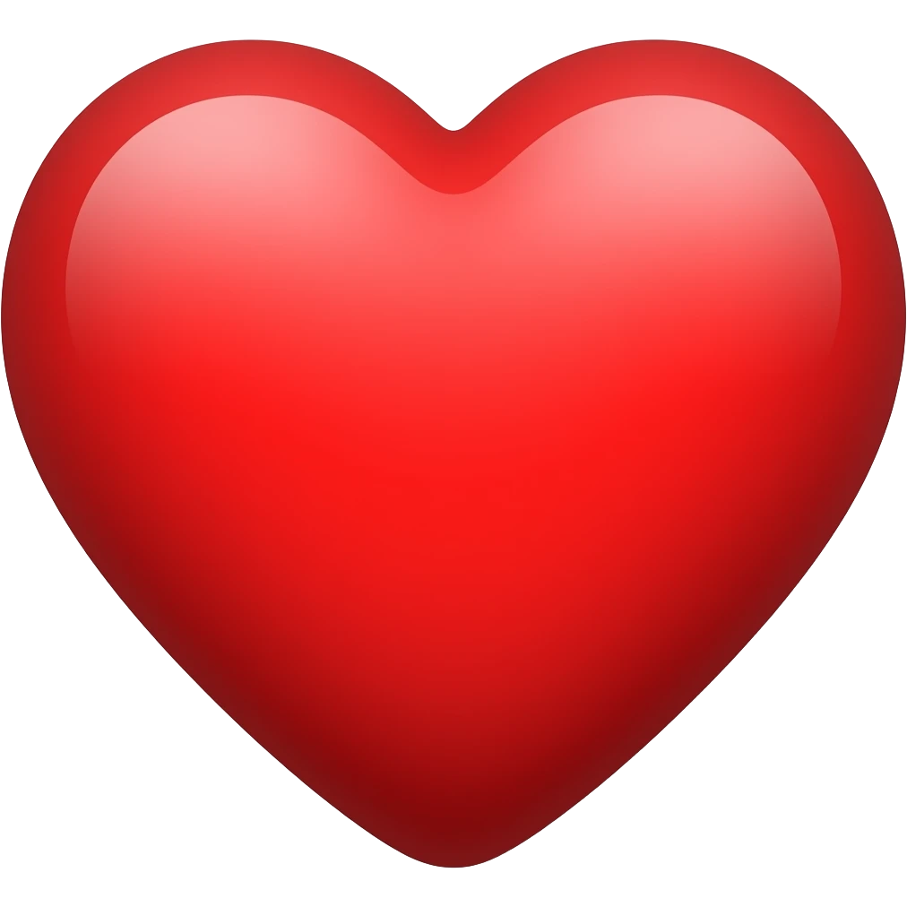 red heart emoji