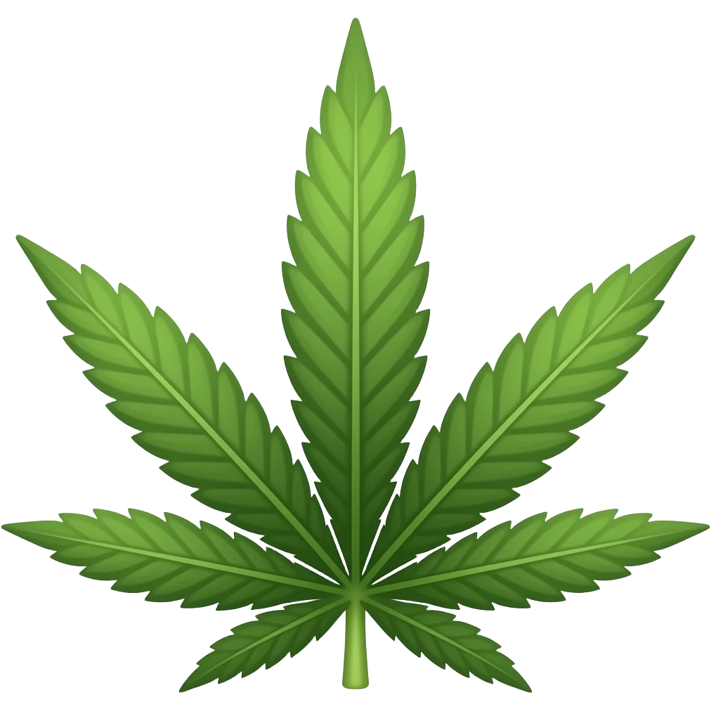 Make a marijuana flower emoji emoji