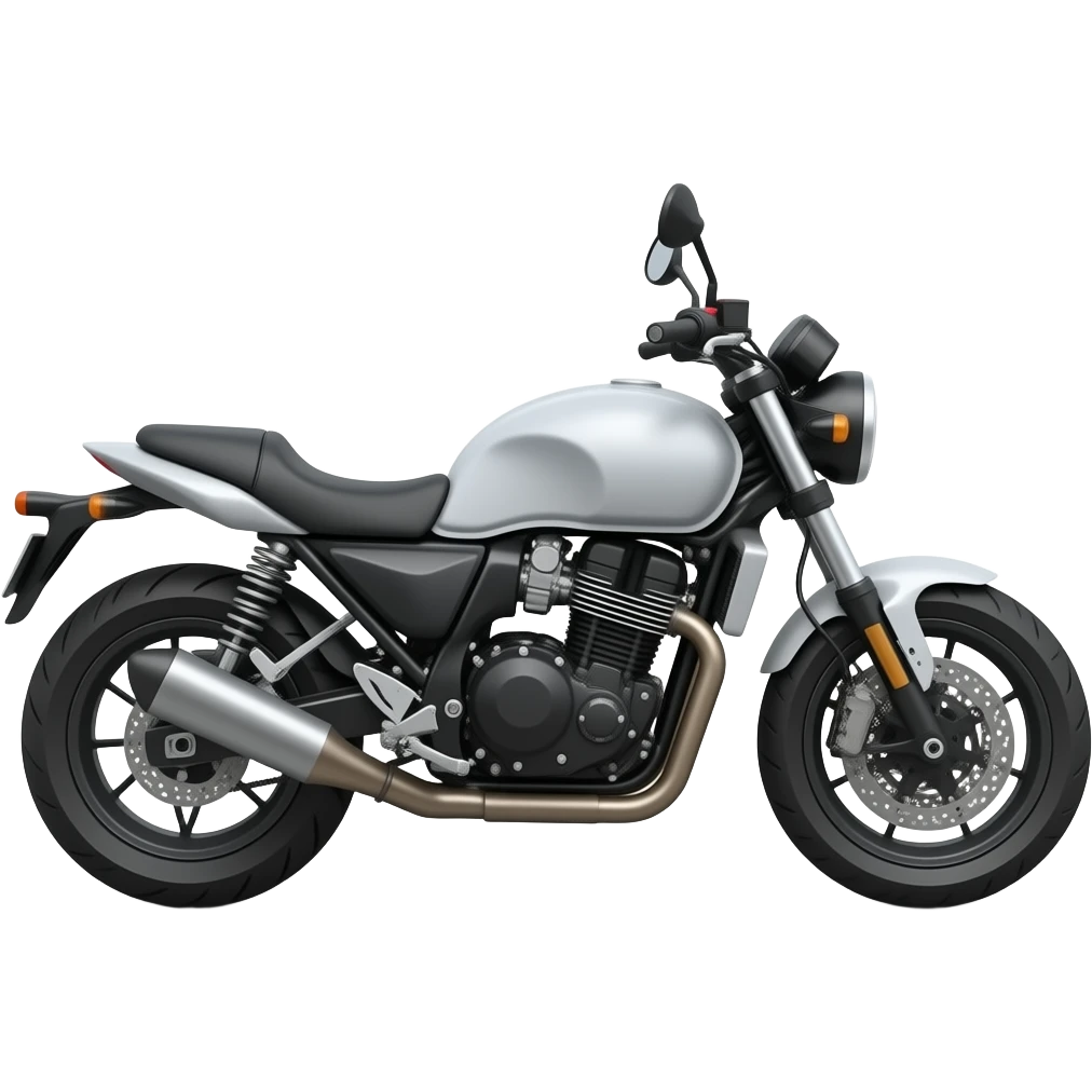 motorcycle, simple, side emoji