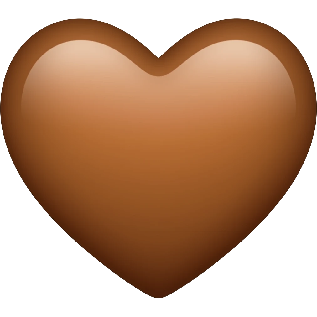 brown heart emoji