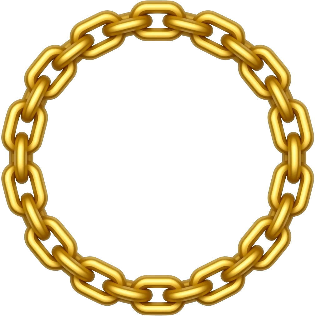 cadena oro emoji