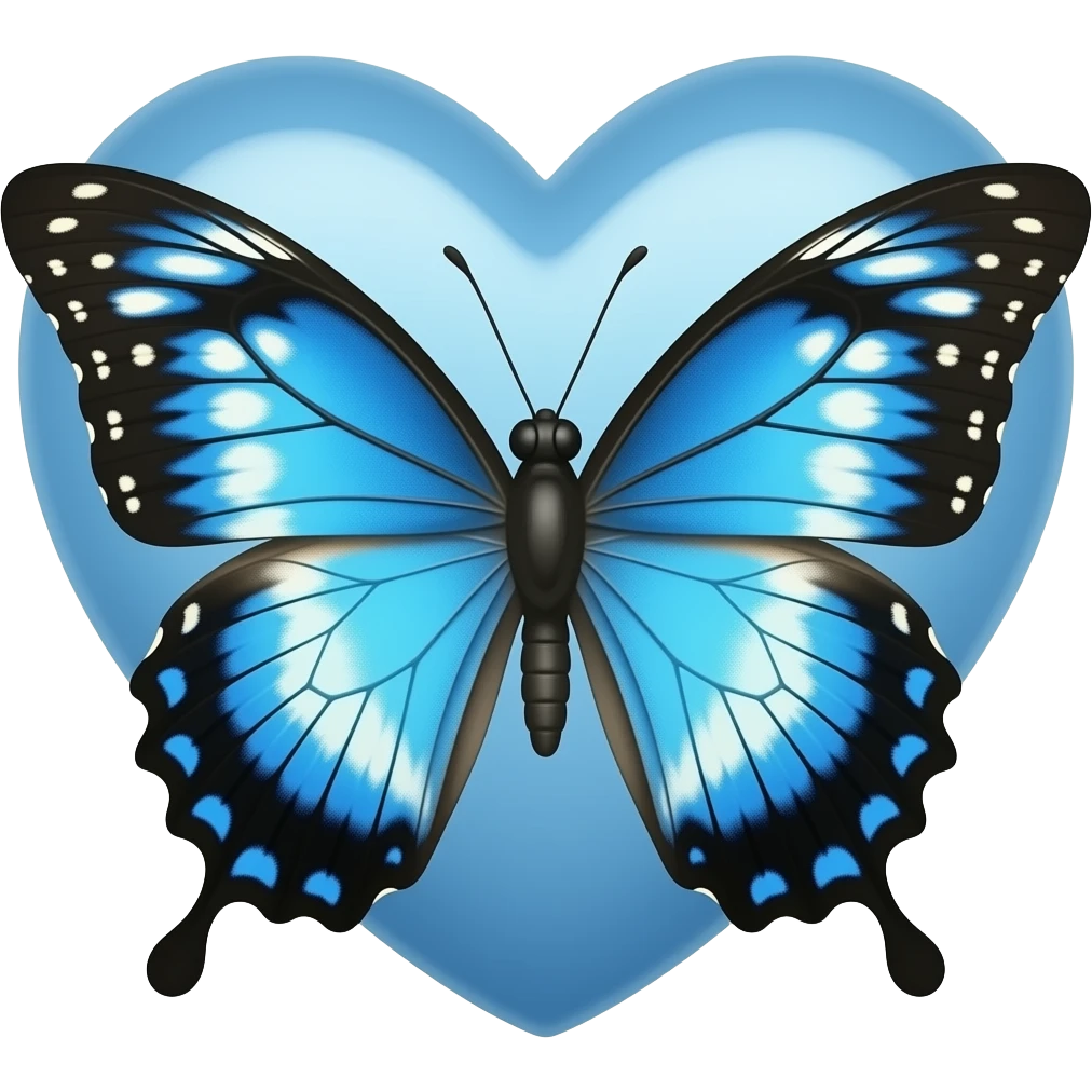 🦋💙 emoji