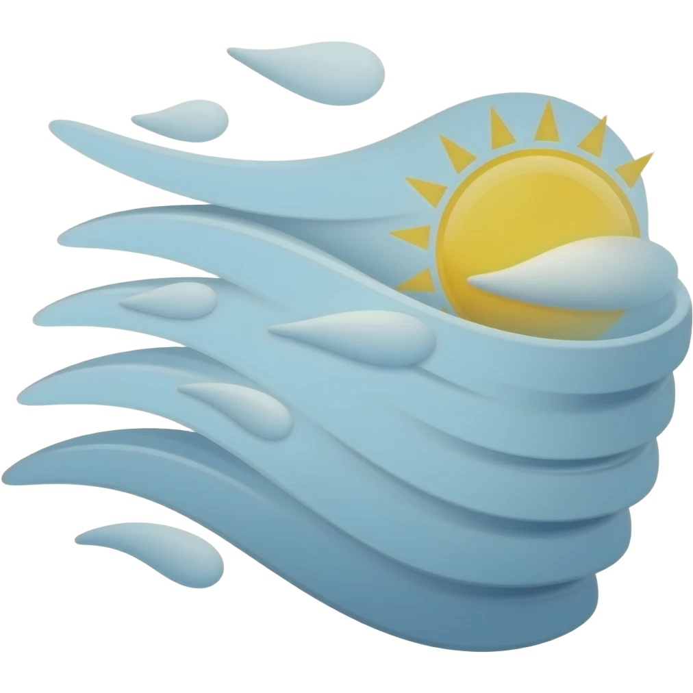 Wind emoji
