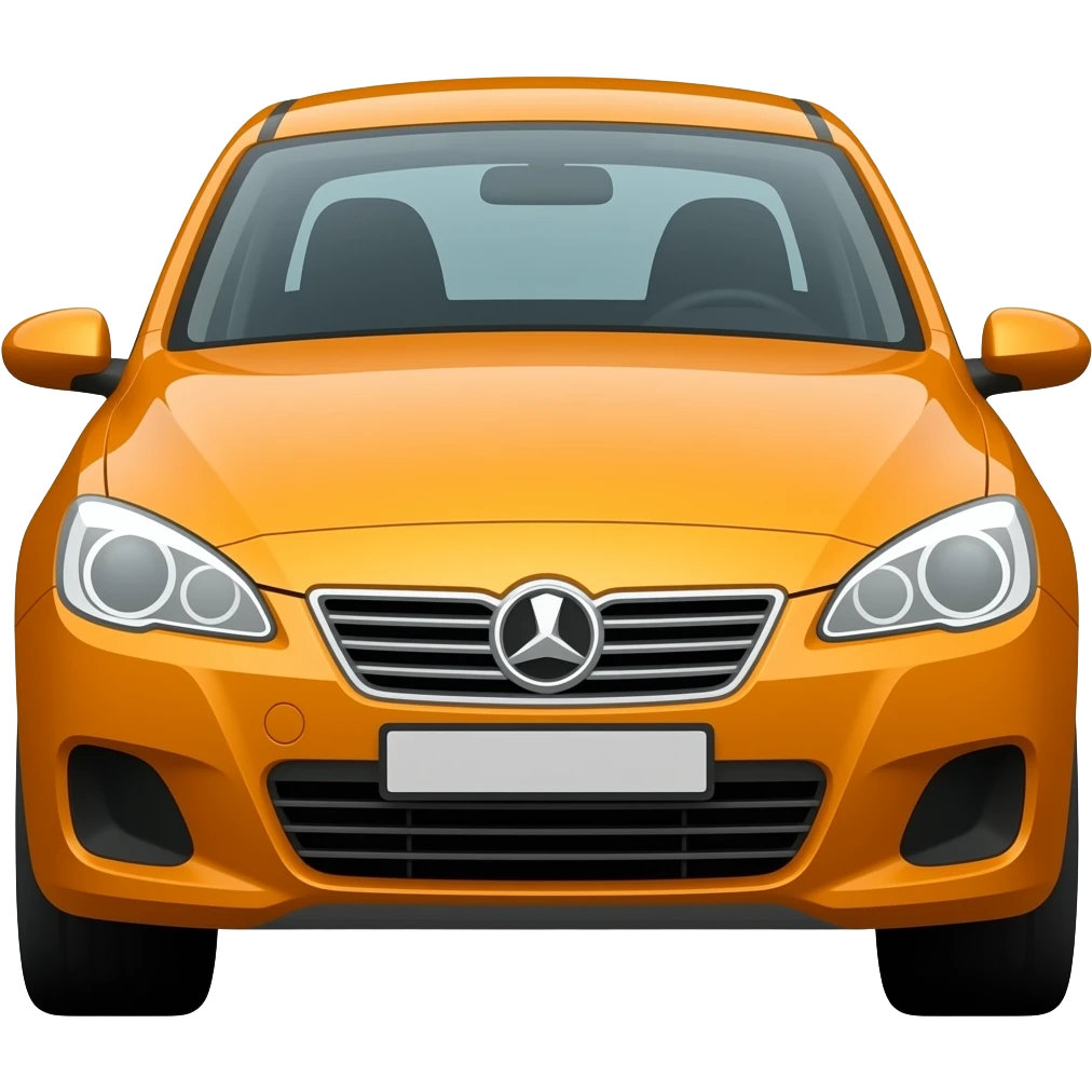 orange car emoji