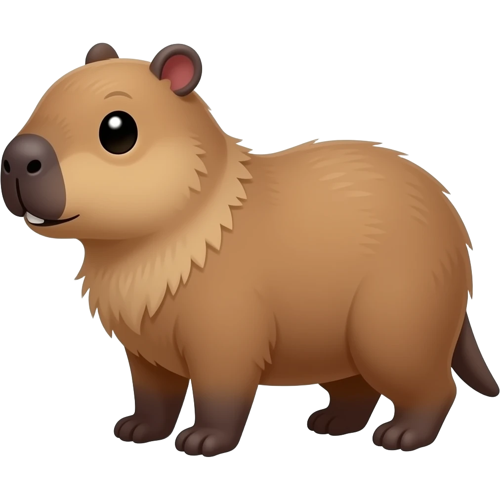cute capybara emoji