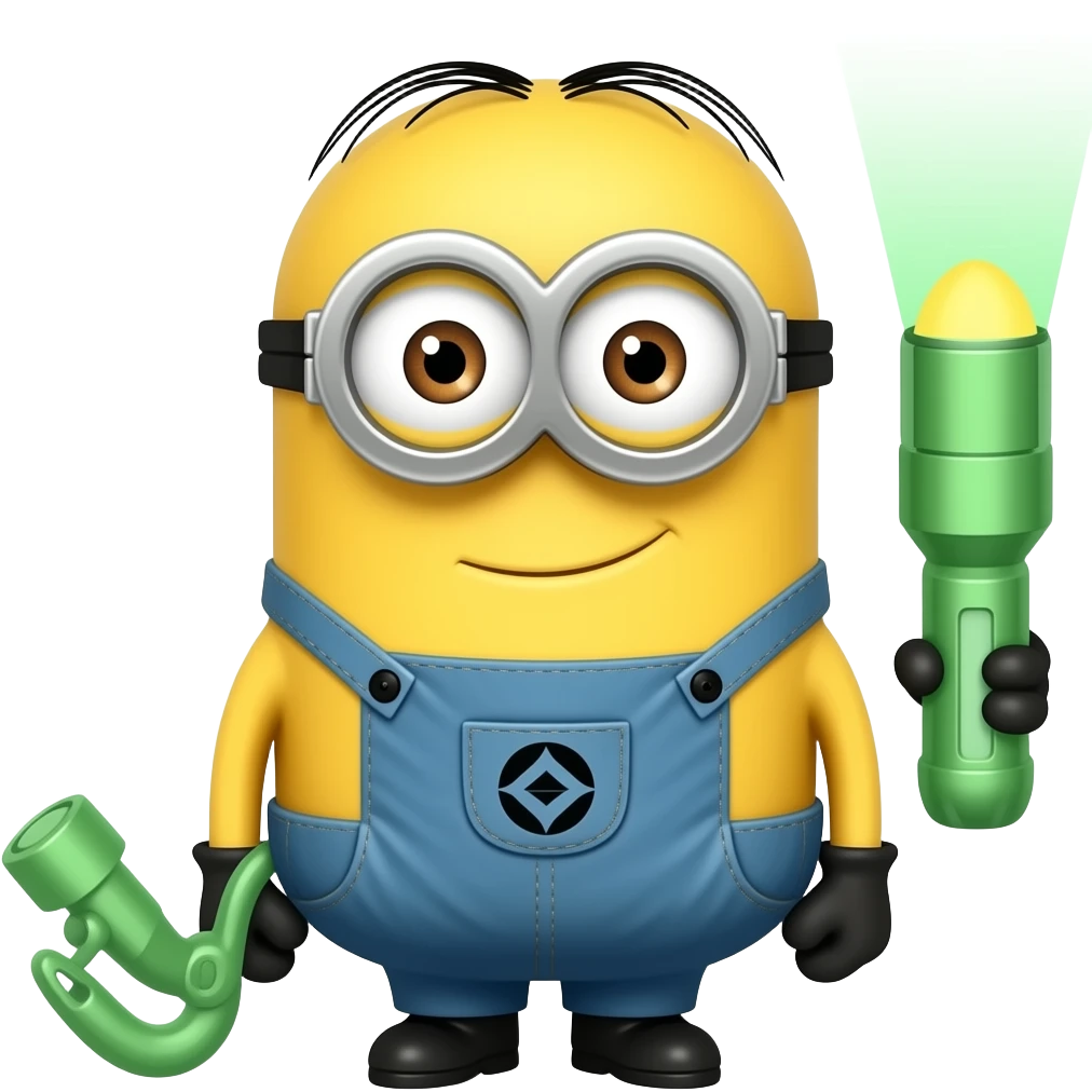 Minion linterna verde emoji