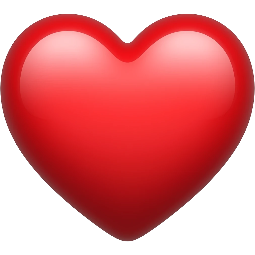 red heart emoji