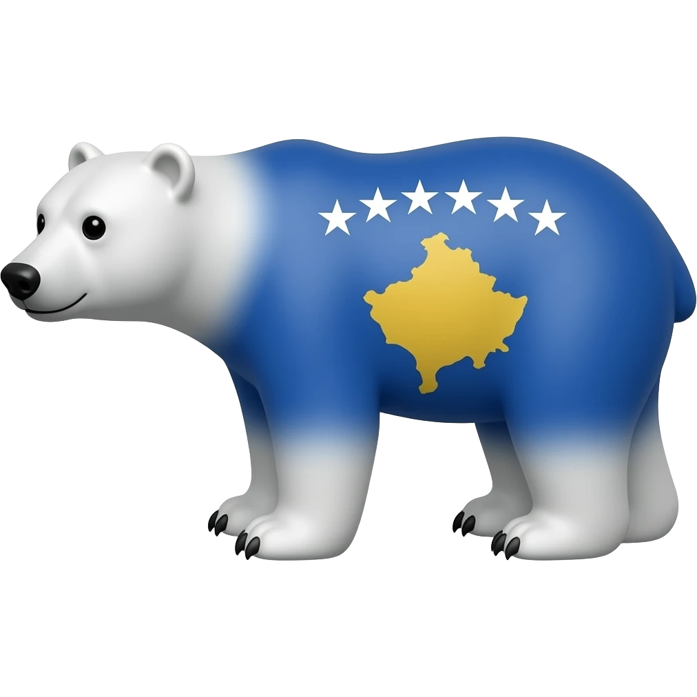 🐻‍❄️+🇽🇰 emoji