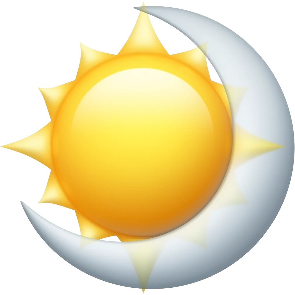 ☀🌙 emoji