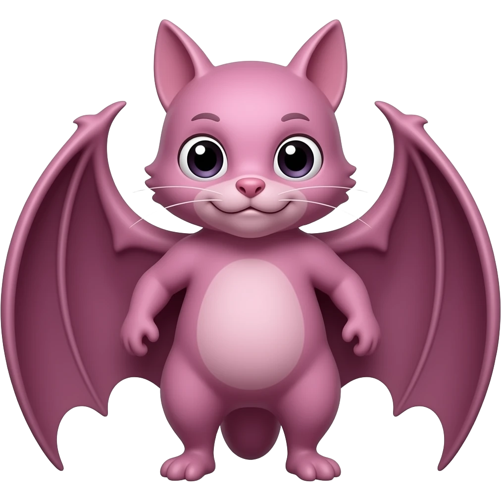 PINK BAT emoji